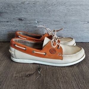 Vintage Dooney and Bourke Leather Regatta Boat Deck Shoe Size 9.5